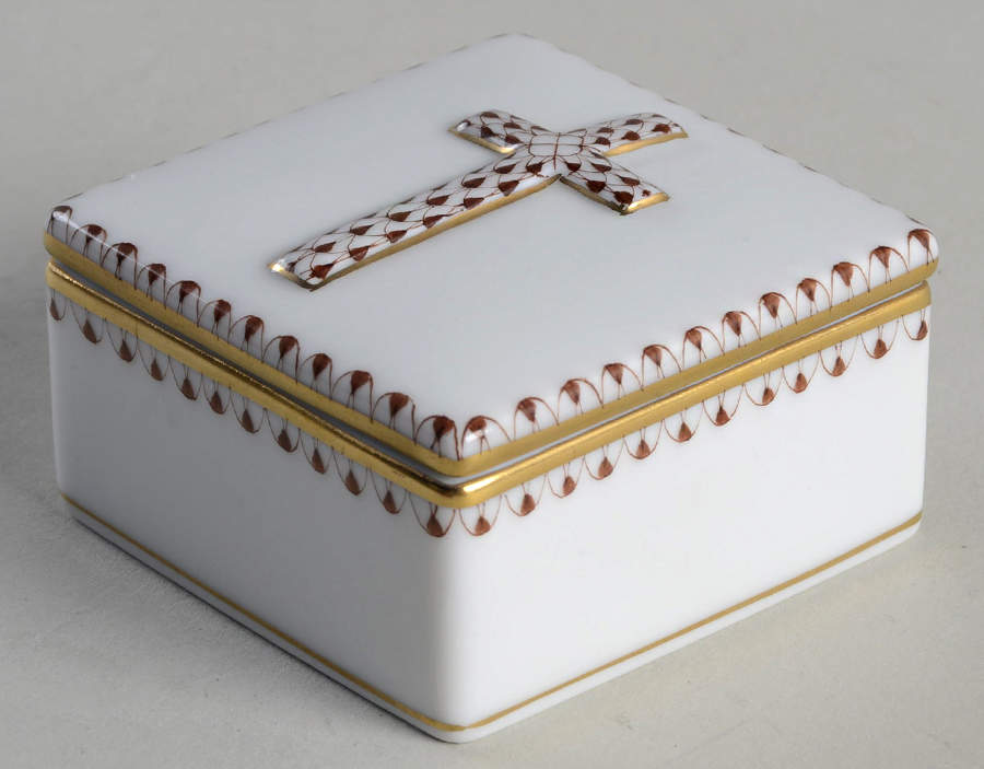 Boxes Prayer Box-Chocolate - No Box by Herend-1