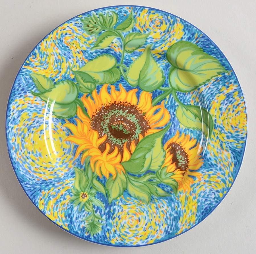 Van Goghs Sunflower Salad Plate by Heartland China-1