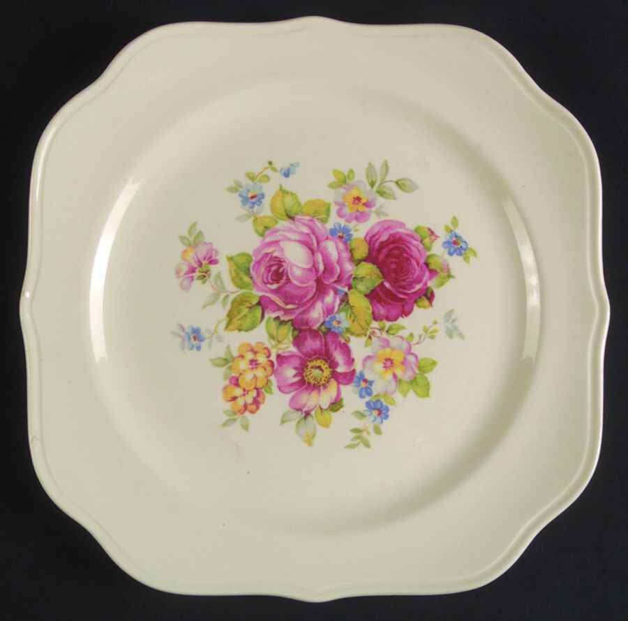 HLC3737 Square Salad Plate by Homer Laughlin -1