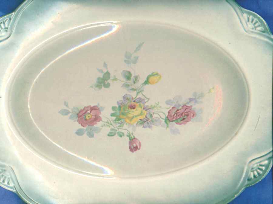 HLC3740 13" Oval Serving Platter by Homer Laughlin -1