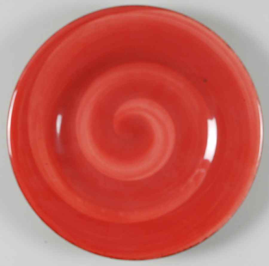 Twist Cranberry Salad Plate by Hausenware-1