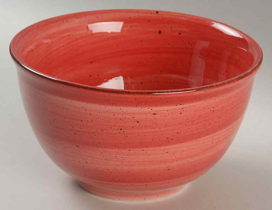 Twist Cranberry Soup/Cereal Bowl by Hausenware-1