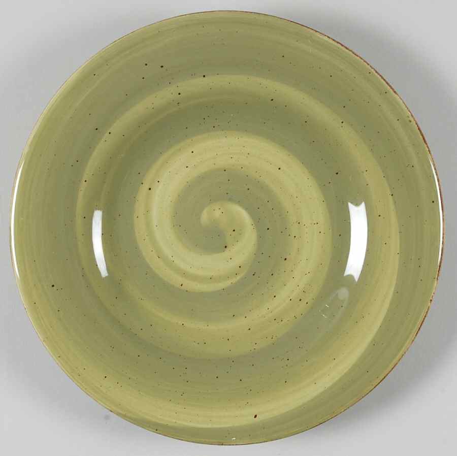Twist Sage Green Salad Plate by Hausenware-1