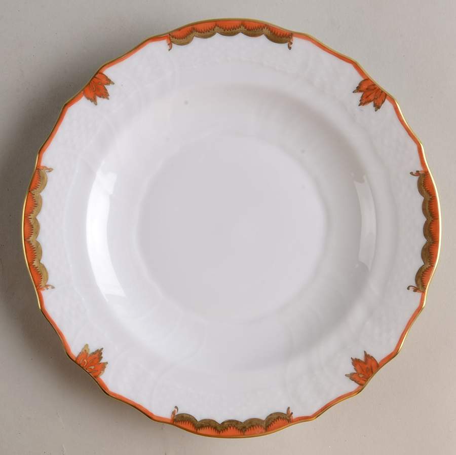 Princess Victoria Rust Salad Plate by Herend-1