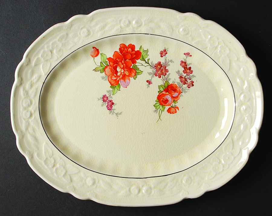 HLC3773 11" Oval Serving Platter by Homer Laughlin -1