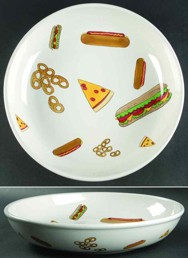HAU47 13" Shallow Round Bowl by Hausenware-1