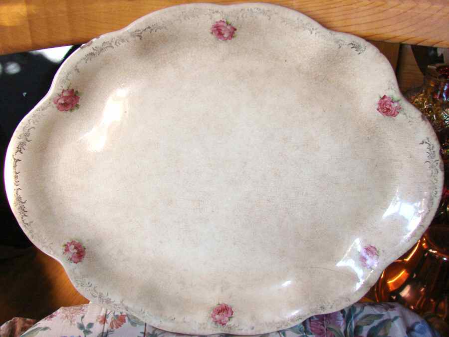HLC3780 14" Oval Serving Platter by Homer Laughlin -1