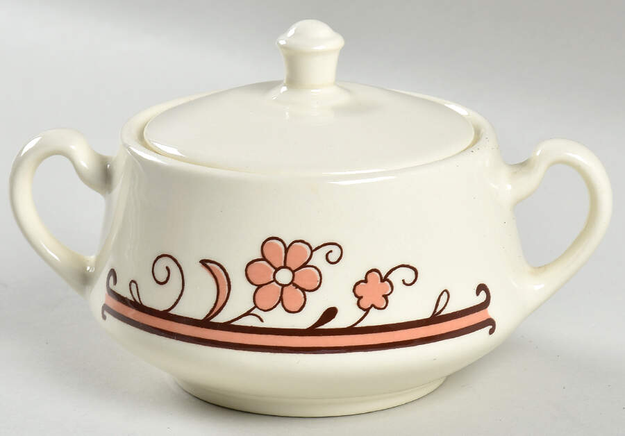 HLC2605 Sugar Bowl & Lid by Homer Laughlin -1