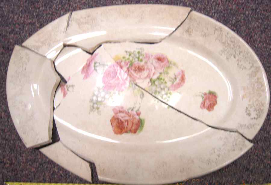 HLC3784 12" Oval Serving Platter by Homer Laughlin -1