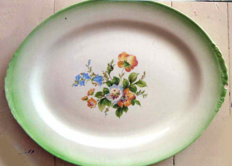 HLC3786 11" Oval Serving Platter by Homer Laughlin -1