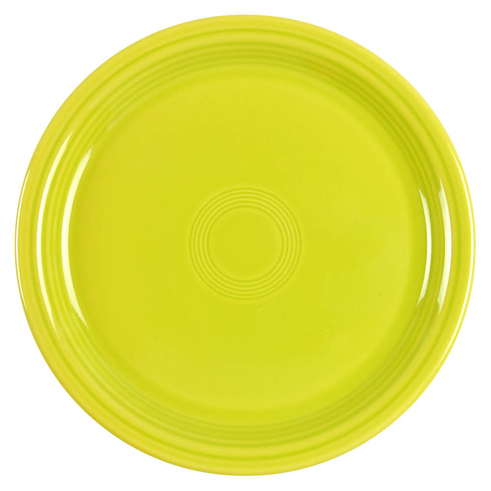 Fiesta Lemongrass (Intro 2009) 9" Round Buffet Plate by Homer Laughlin -1
