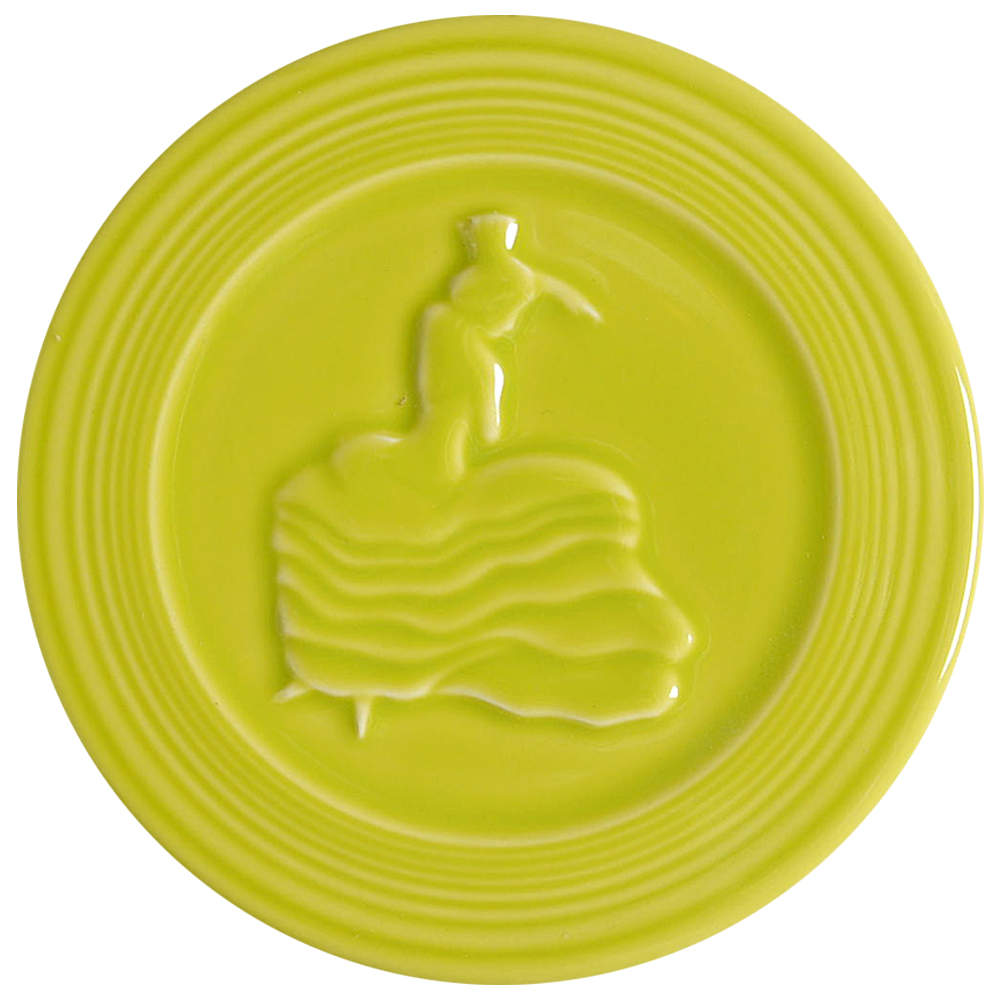 Fiesta Lemongrass (Intro 2009) Trivet by Homer Laughlin -1