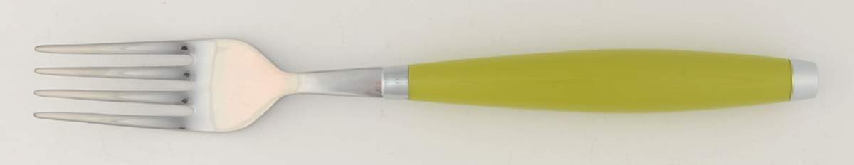 Fiesta Lemongrass (Intro 2009) Dinner Fork (7 1/2" or Larger) by Homer Laughlin -1