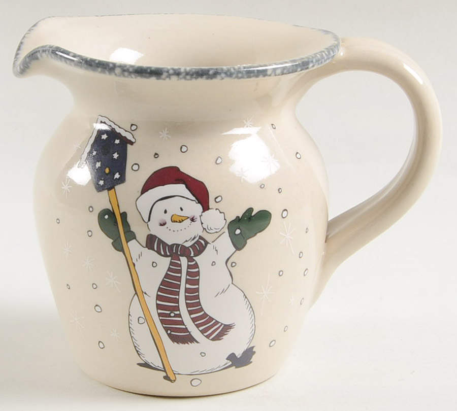 Snowman Creamer by Home & Garden Party-1
