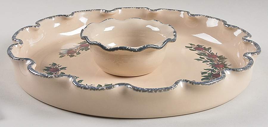 Apple Chip/Dip Set (2 Piece) by Home & Garden Party-1