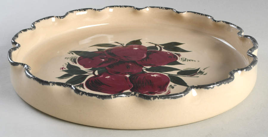 Apple Chip Bowl/Plate for Chip & Dip Set by Home & Garden Party-1