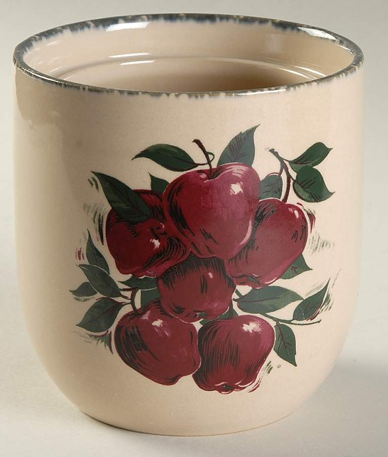 Apple Sugar Bowl No Lid by Home & Garden Party-1