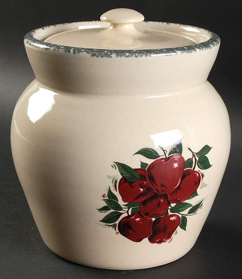 Apple Small Canister & Lid by Home & Garden Party-1