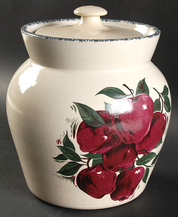 Apple Medium Canister & Lid by Home & Garden Party-1