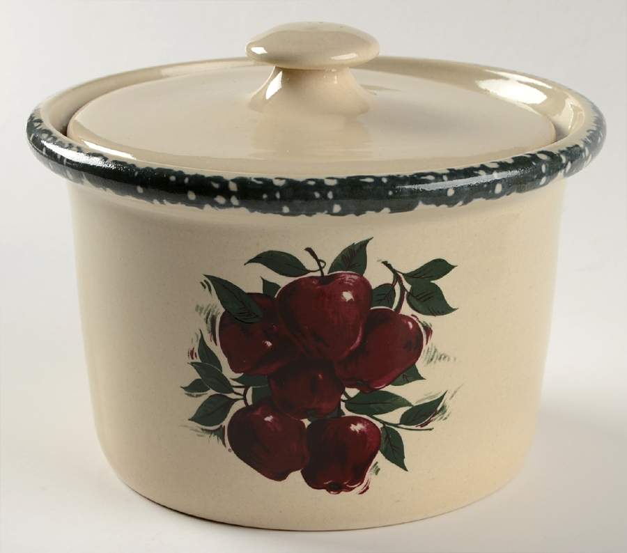 Apple Butter Crock & Lid by Home & Garden Party-1