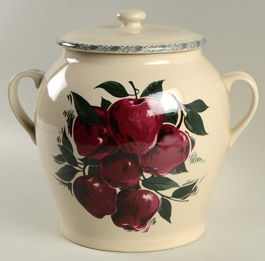 Apple Medium Canister & Lid by Home & Garden Party-1