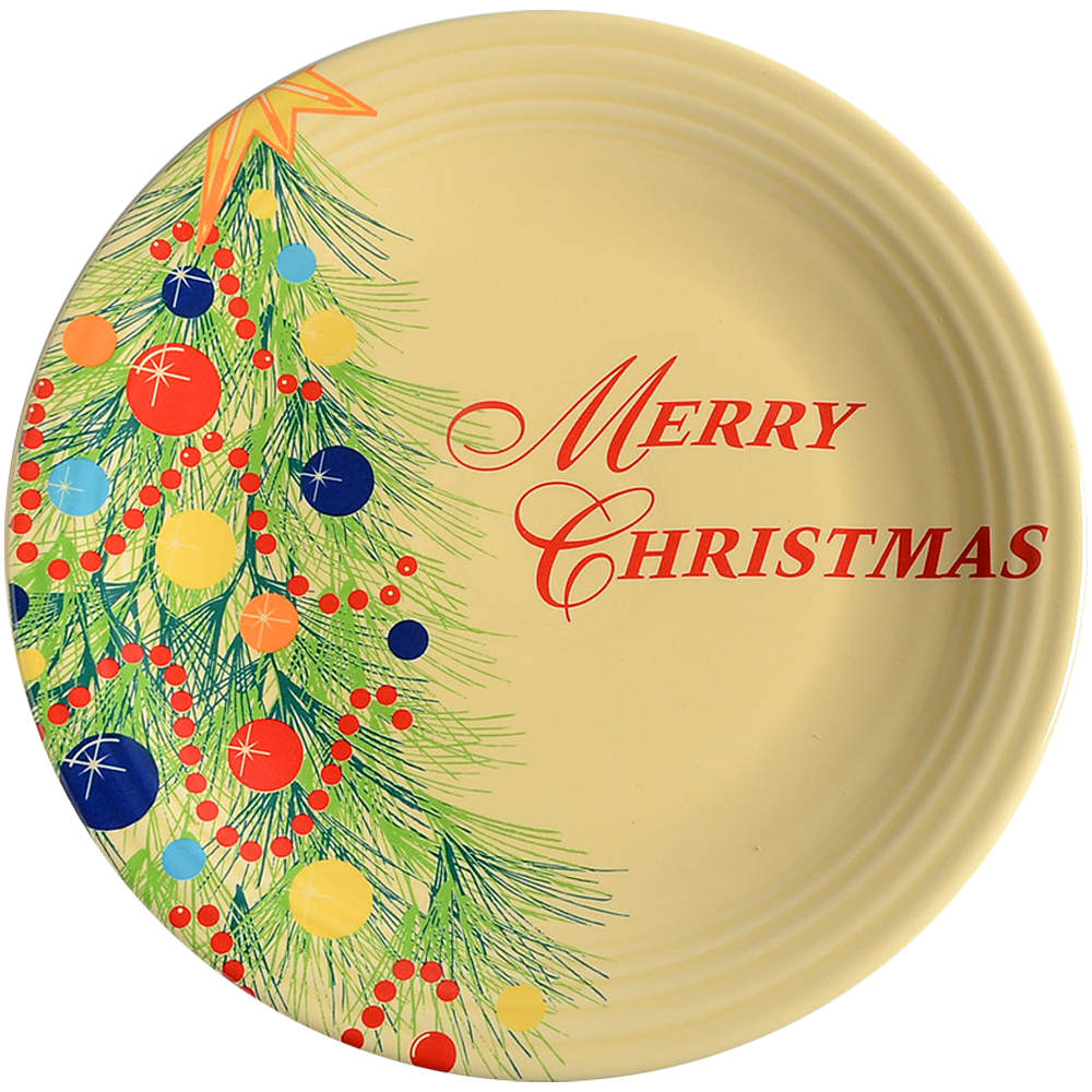 Fiesta Christmas Tree 11" Chop Plate (Round Platter) by Fiesta Tableware Company-1