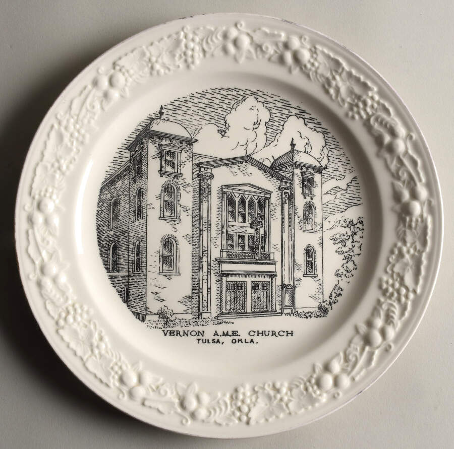 Church Plates (Various Shapes) Dinner Plate by Homer Laughlin -1