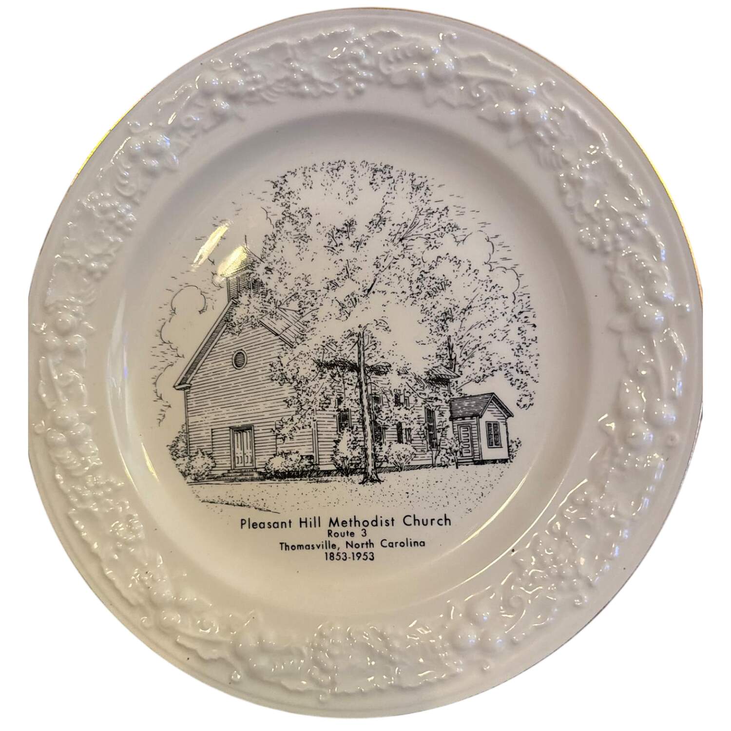 Church Plates (Various Shapes) Dinner Plate by Homer Laughlin -1
