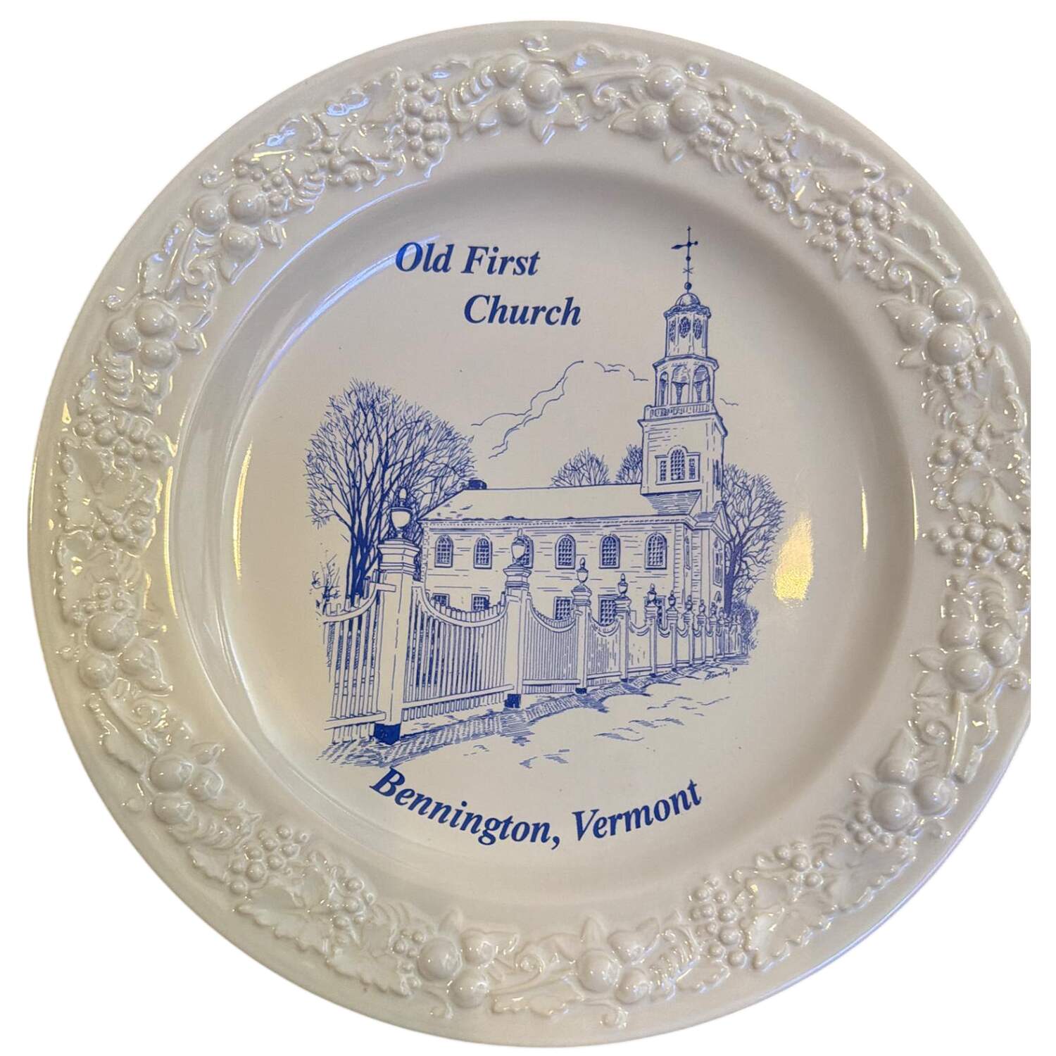 Church Plates (Various Shapes) Dinner Plate by Homer Laughlin -1