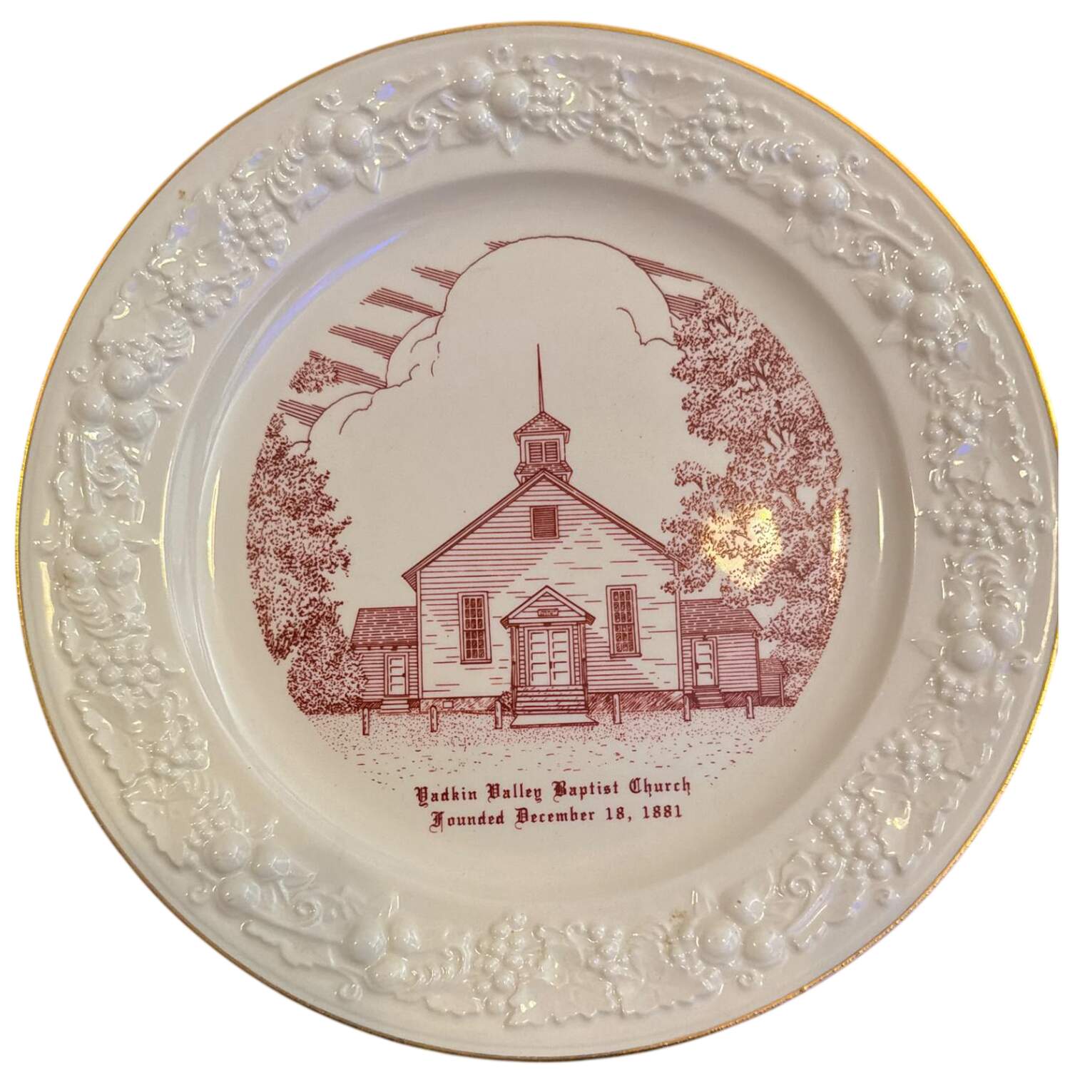 Church Plates (Various Shapes) Dinner Plate by Homer Laughlin -1