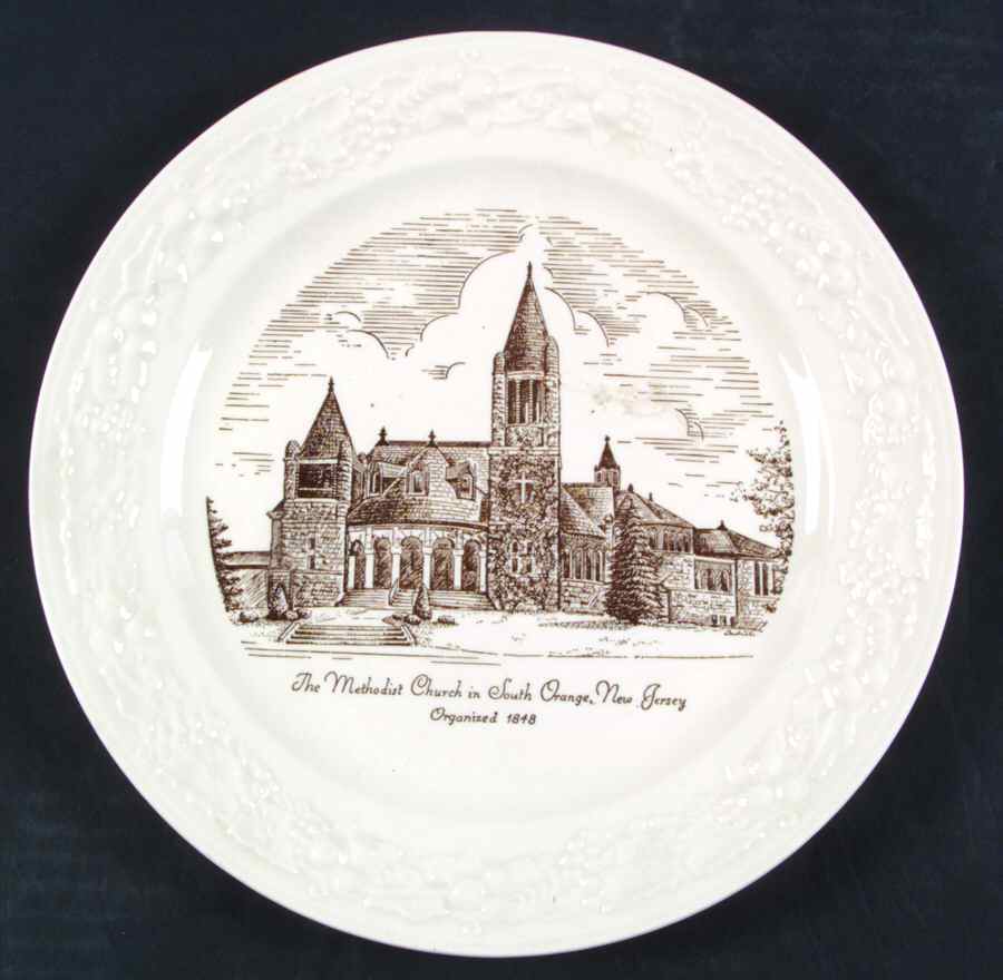 Church Plates (Various Shapes) Dinner Plate by Homer Laughlin -1