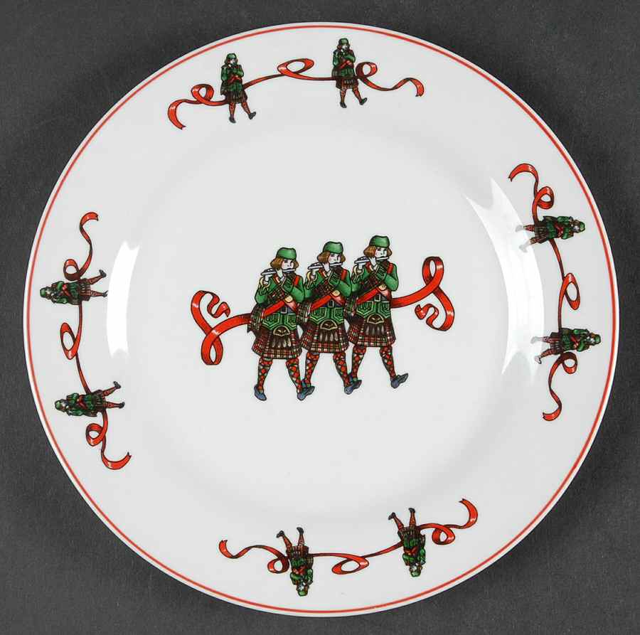 12 Days of Christmas Salad Plate by Home for the Holidays-1