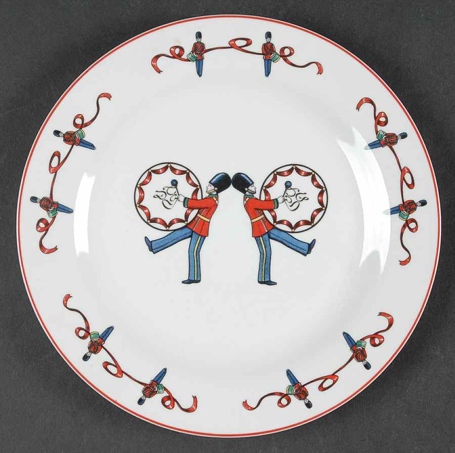 12 Days of Christmas Salad Plate by Home for the Holidays-1