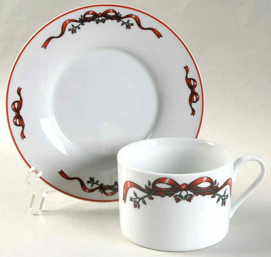 12 Days of Christmas Flat Cup & Saucer Set by Home for the Holidays-1
