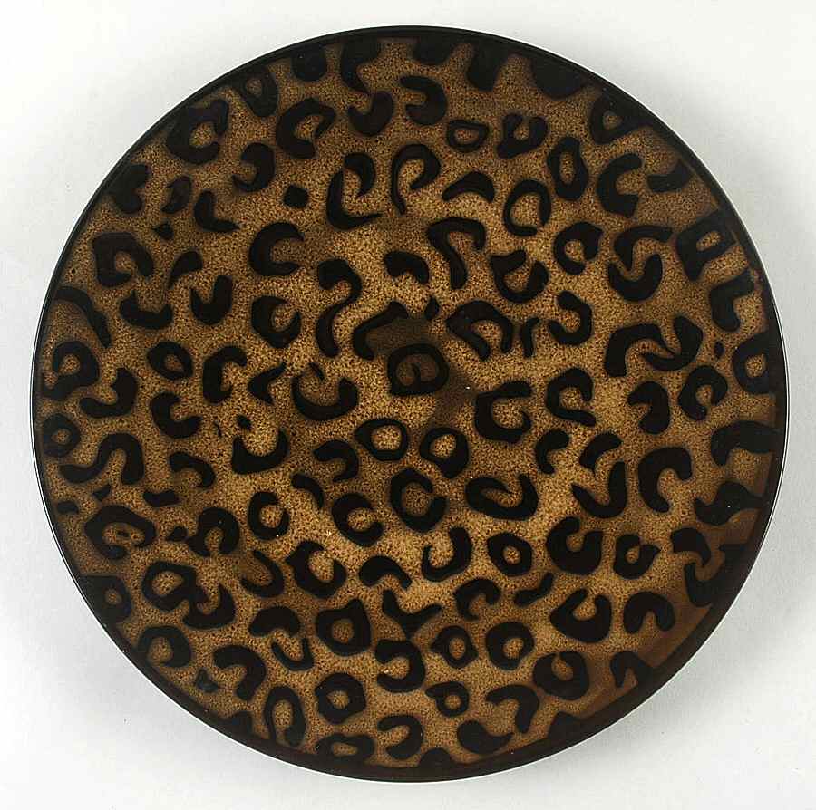 Reactive Leopard Dinner Plate by Home Essentials-1