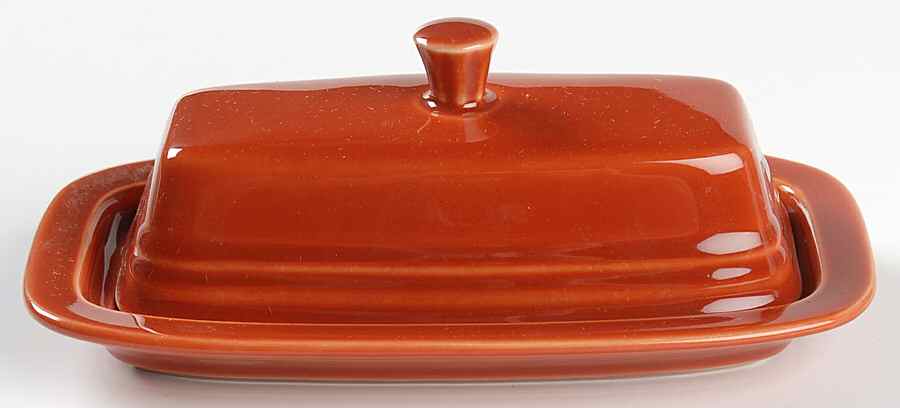Fiesta Paprika (Intro 2010) 1/4 Lb Covered Butter by Homer Laughlin -1