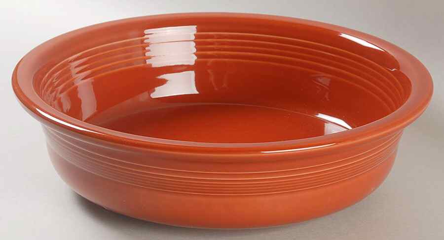 Fiesta Paprika (Intro 2010) 10" Large Salad Serving Bowl by Homer Laughlin -1