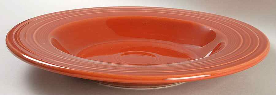 Fiesta Paprika (Intro 2010) 12" Individual Pasta Bowl by Homer Laughlin -1