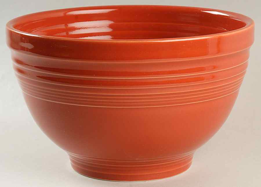 Fiesta Paprika (Intro 2010) 9" Baking Bowl by Homer Laughlin -1