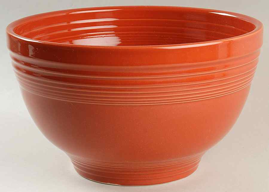 Fiesta Paprika (Intro 2010) 11" Baking Bowl by Homer Laughlin -1