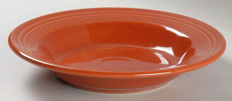 Fiesta Paprika (Intro 2010) Large Rim Soup Bowl by Homer Laughlin -1