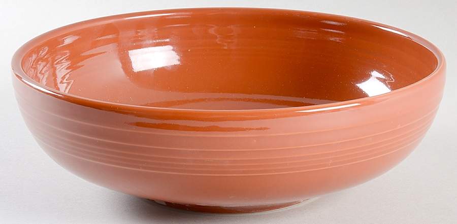 Fiesta Paprika (Intro 2010) 10" Bistro Bowl by Homer Laughlin -1