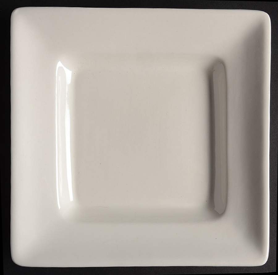 Barcelona White Square Salad Plate by Hd Designs-1