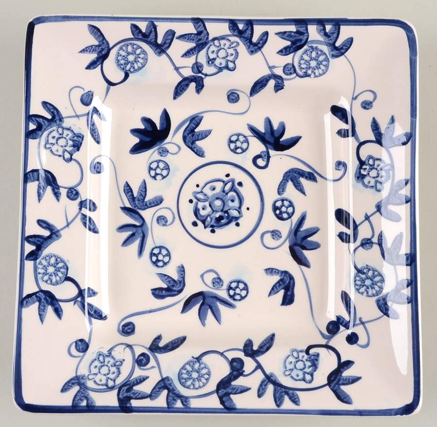 Annalise Square Salad Plate by Hd Designs-1