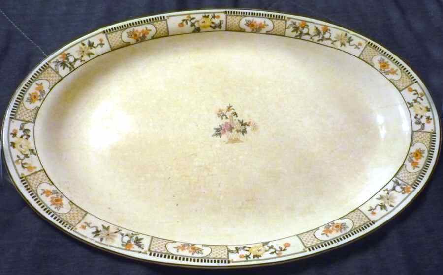 HLC3847 15" Oval Serving Platter by Homer Laughlin -1