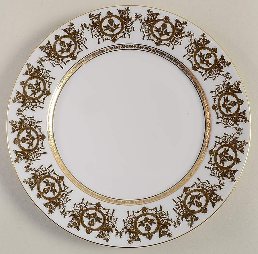 Ritz Imperial Blanc (White) Dessert/Pie Plate by Haviland-1