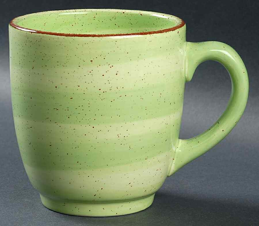 Twist Light Green Mug by Hausenware-1