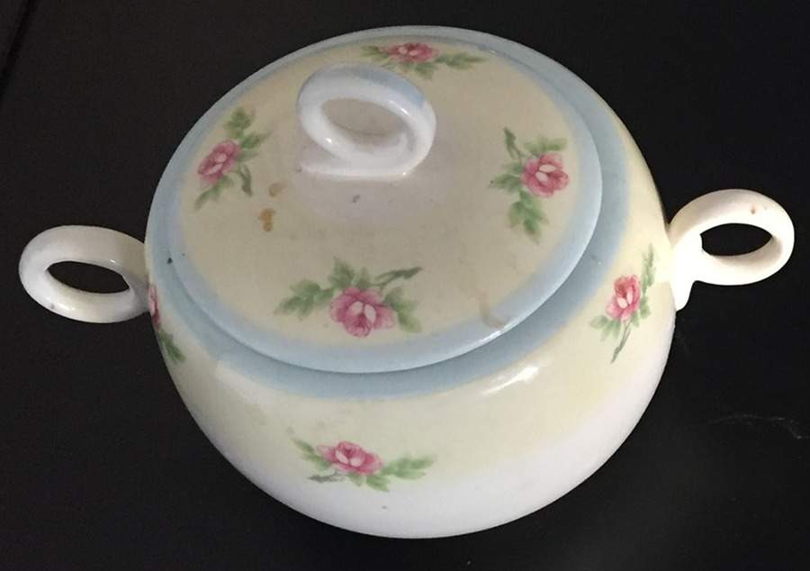 HLC3868 Sugar Bowl & Lid by Homer Laughlin -1