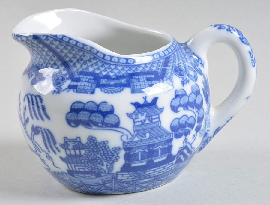 Blue Willow Mini Creamer by Harold Import Comp-1