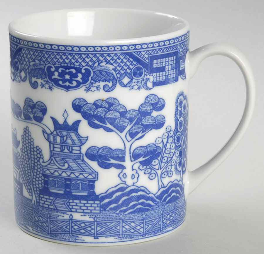 Blue Willow Mug by Harold Import Comp-1
